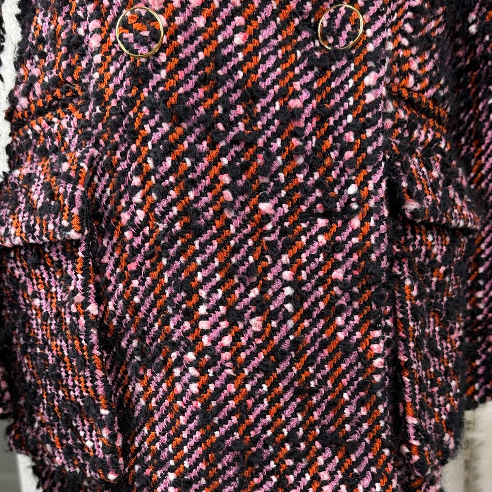NWT Ralph & Russo Archival Tweed Blazer Pink Black Quiet Luxury FW20 Size‎ 38 4 - Picture 5 of 14